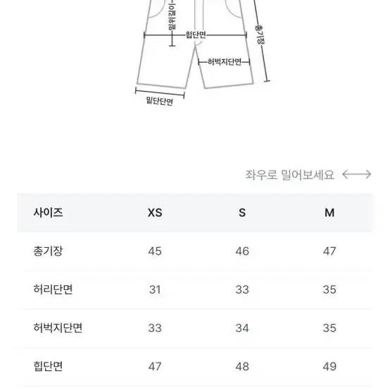 트렌디어페럴 여름 슬랙스 반바지