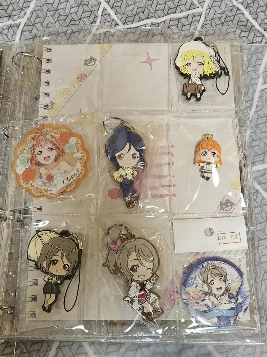 Love Live Sunshine Acrylic Ring, Badge (Chika, Yow, Kanan)