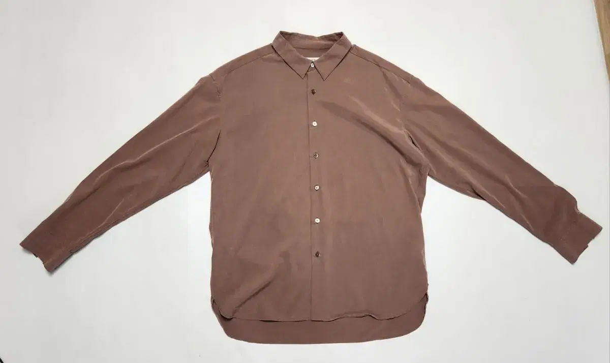 Leav Minimalism Shirt Brown M