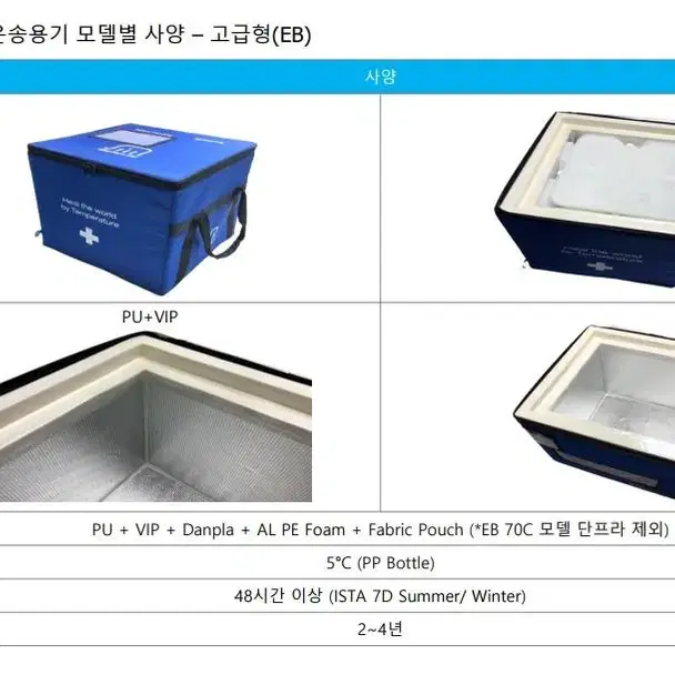 냉장운송용기 콜드체인 아이스박스