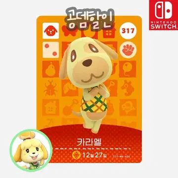 동물의숲 모동숲 317 카라멜 아미보 카드 (공뎀) | 브랜드 중고거래 플랫폼, 번개장터 동물의숲 모동숲 317 카라멜 아미보 카드 (공뎀) | 브랜드 중고거래 플랫폼, 번개장터