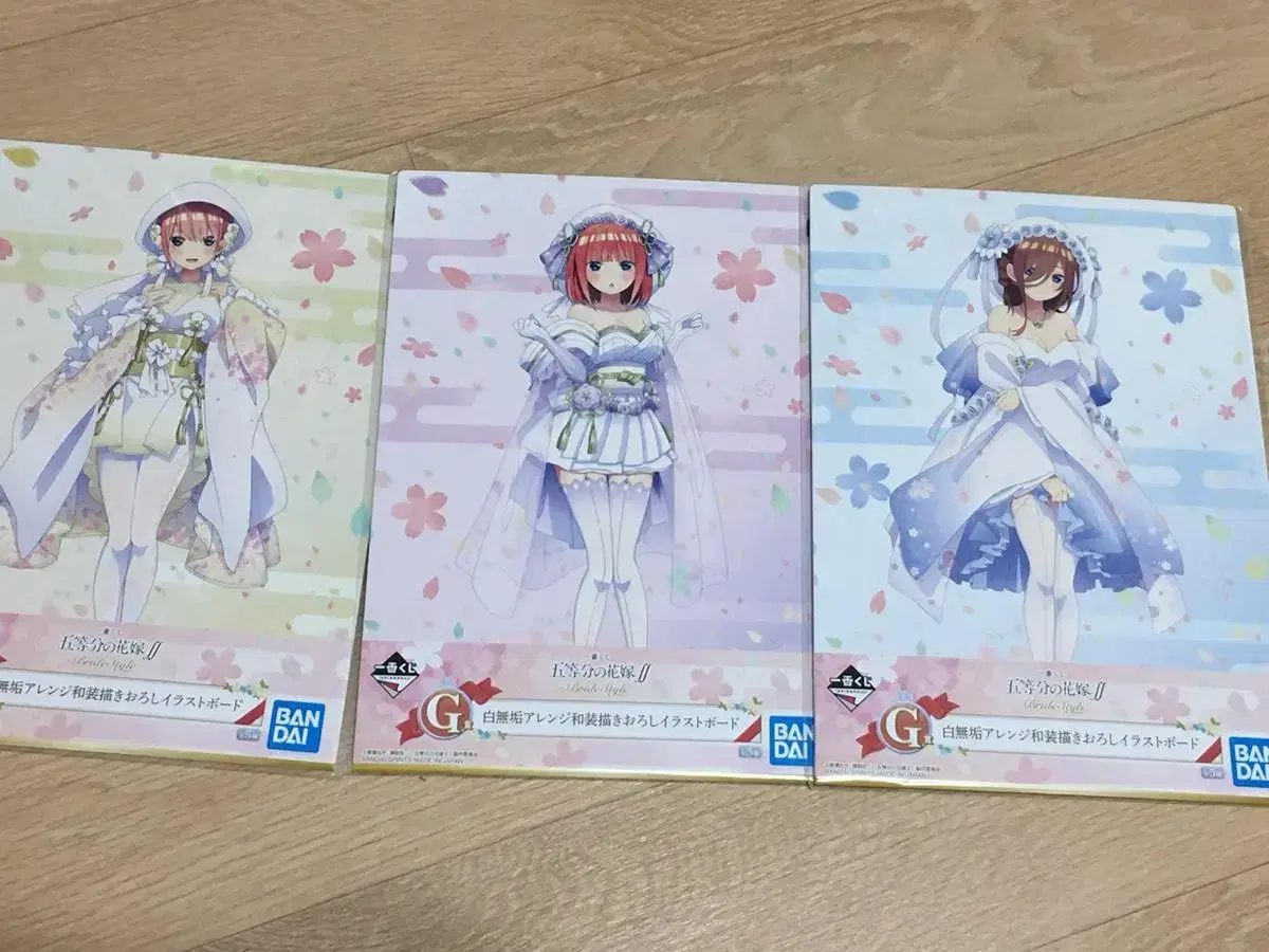 Bride of the fifth lottery Ichibankuji Illustration Board