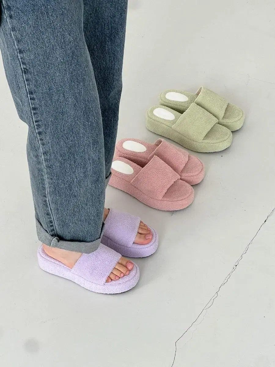 [Free Shipping] Women's Luxury Clothing (New Products) Towel Slippers with Heel Pastel Slippers All Sizes Eden