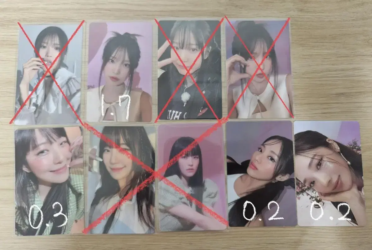 Fromis 9 song hayoung ld baek jiheon Photocard WTS