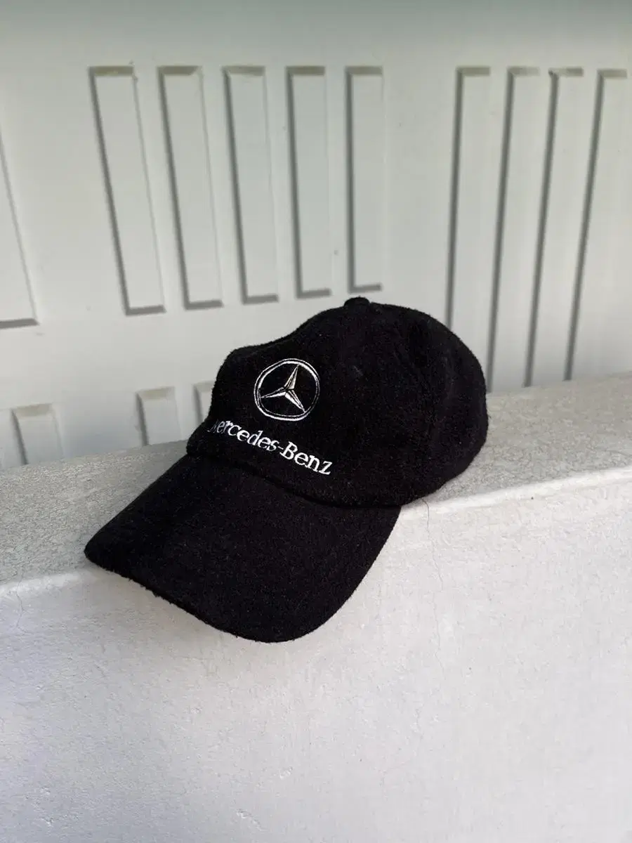 vintage mercedes-benz pile ball cap