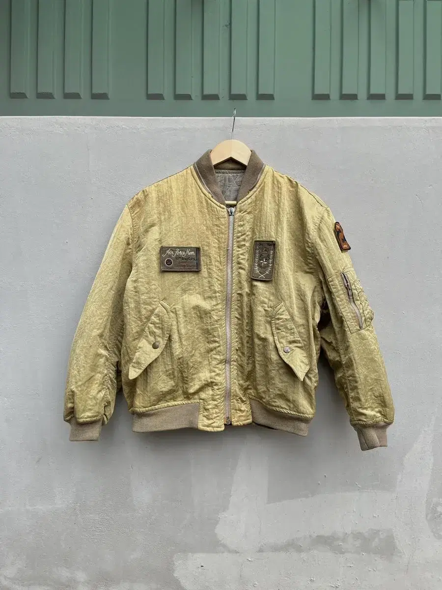 1980s east boy military flight jacket