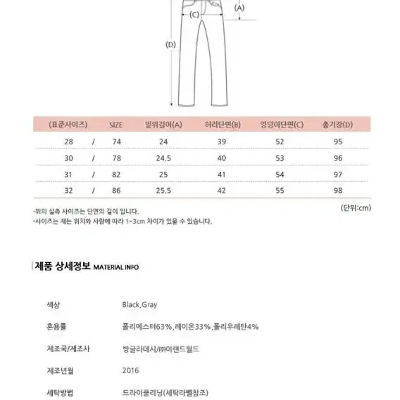 <균일가> 스파오 검정 기본, 여름 슬랙스 86, 90