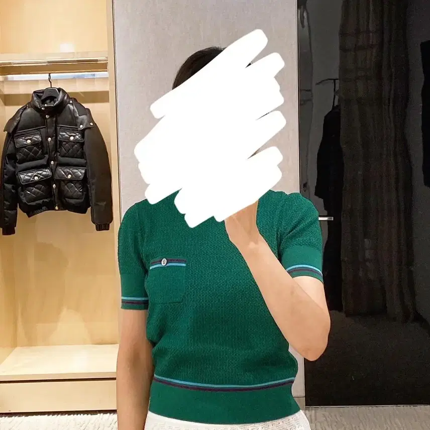 샤넬 공방 포켓cc 풀오버 36사이즈 사진 5