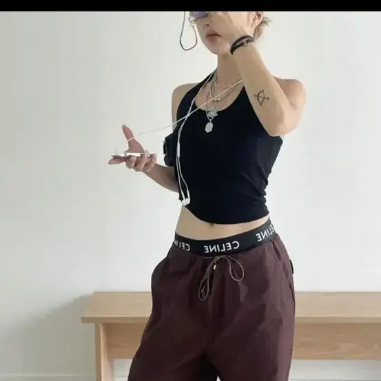 오도어 벨라 파라슈트 팬츠 odor bella parachute pant