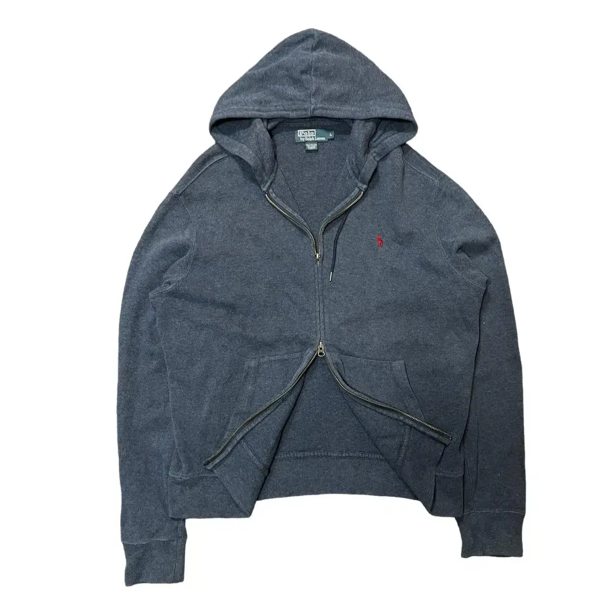 Polo Ralph Lauren Two-Way Hooded Zip-Up L Vintage Navy