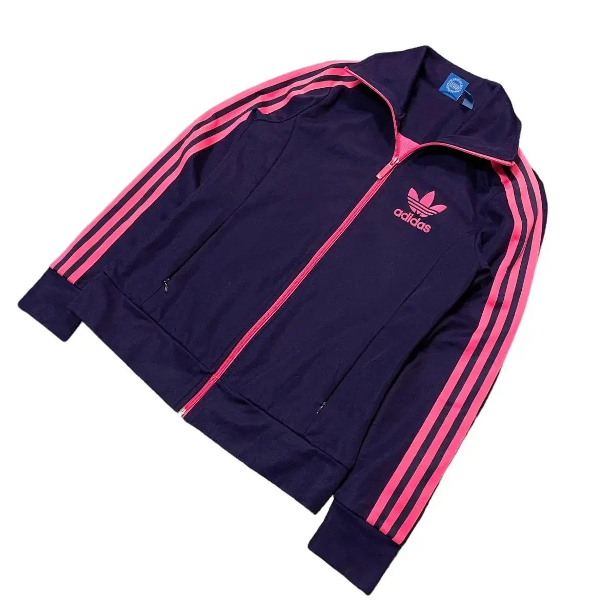 Adidas Purple Europa Jersey S Vintage Training Zip Up