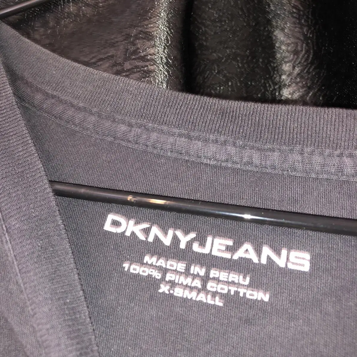 Vintage DKNYJEANS dark charcoal t