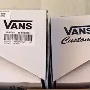 [반스 vans] 신발박스 2p