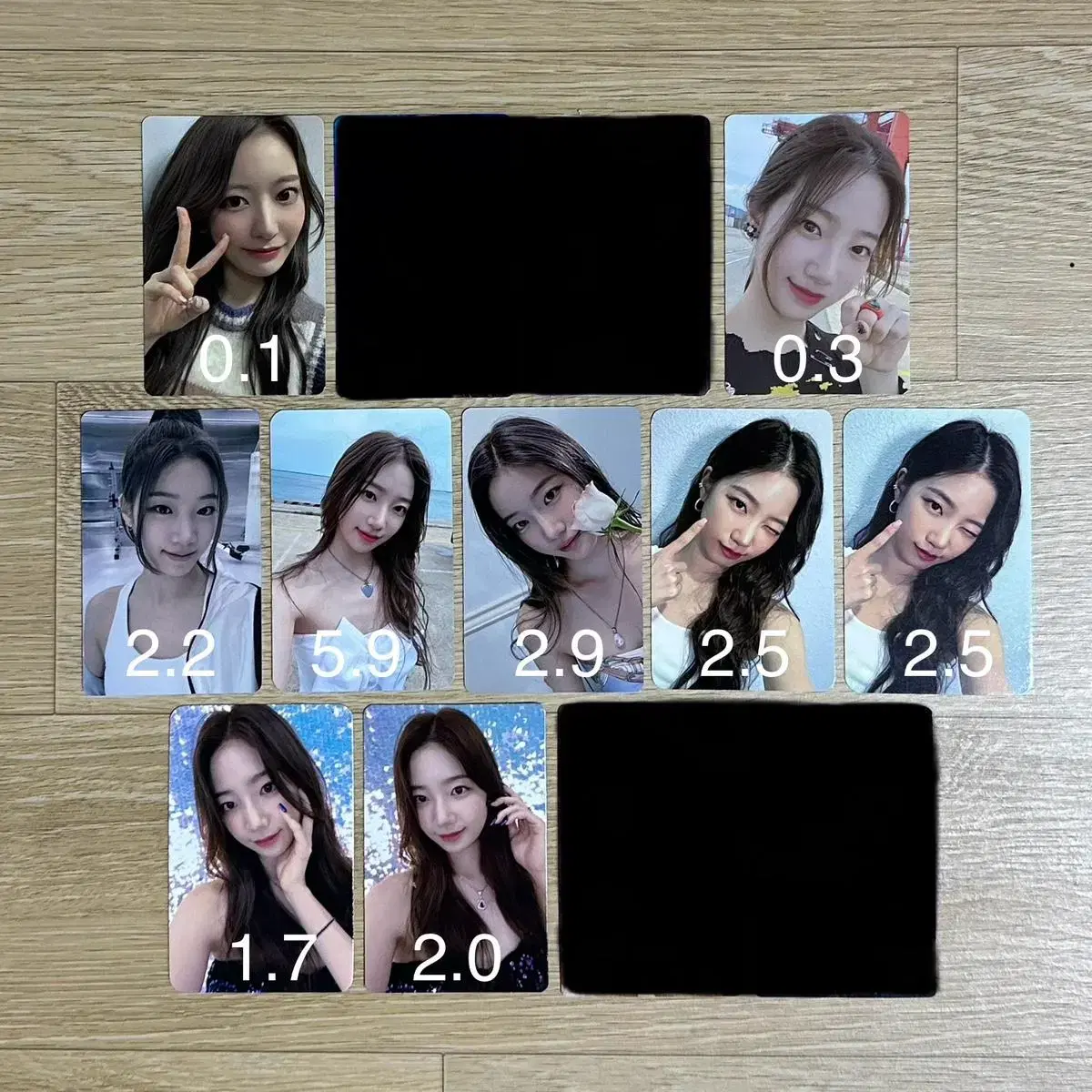 Le Sserafim photocard buncheol album ld weverse kazuha sakura hong eunchae huh yunjin Kim Chaewon