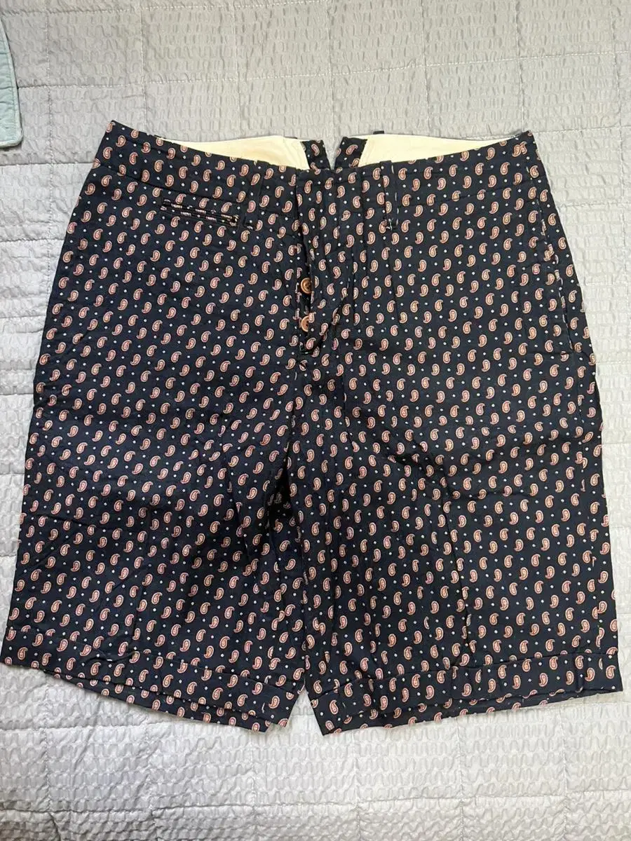 [M] Harbor Blue Paisley Tailored Short Vahn