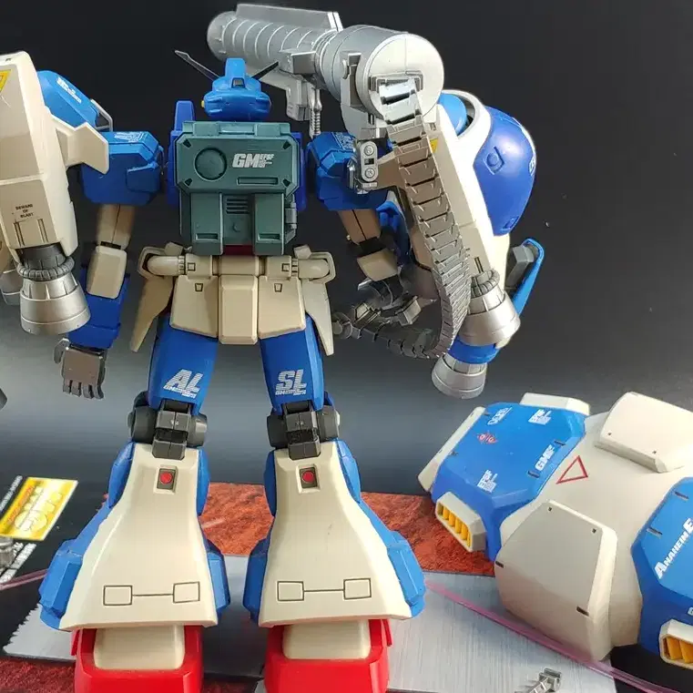 MG GP02 사이살리스 도색 개수 무광마감 반다이 건담 건프라 프라모델