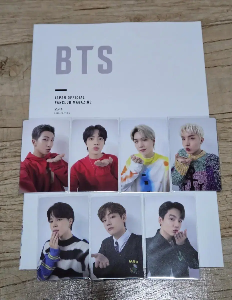 BTS japan fanclub Wmember photocard WTS