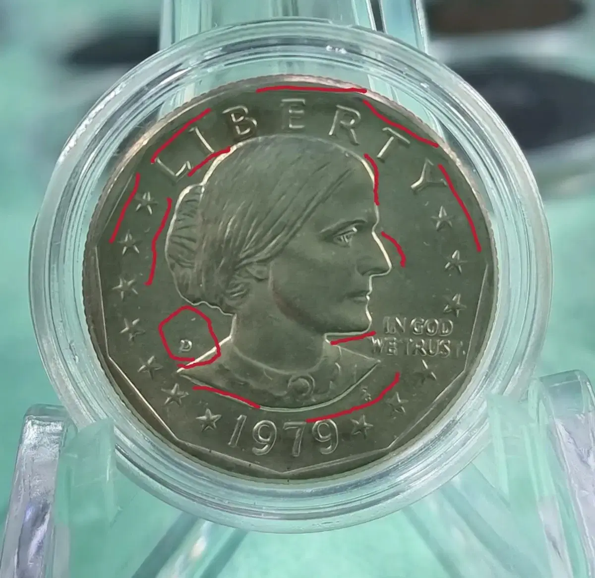 S0042- 최초 발행 완전미사용 1979년 로라 수잔 미국 1달러동전 | 브랜드 중고거래 플랫폼, 번개장터