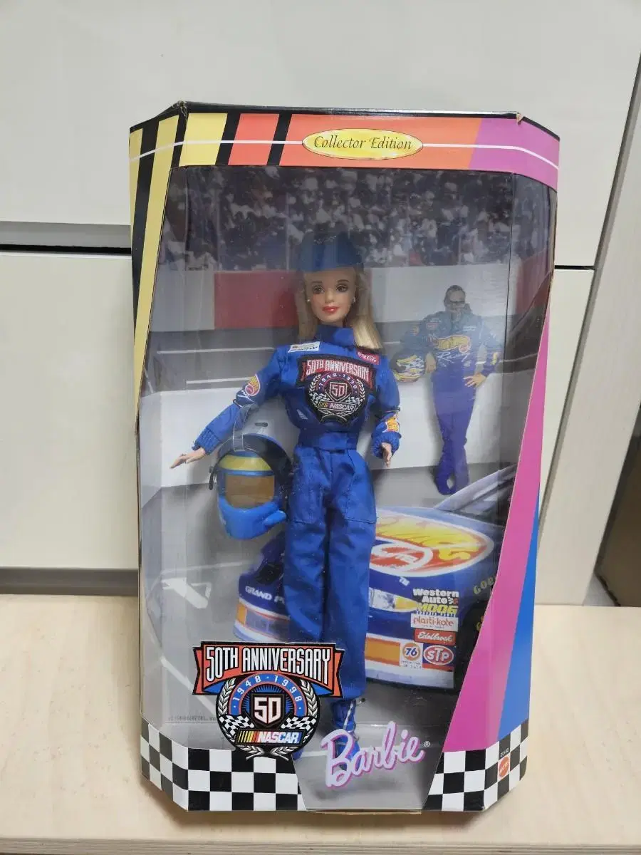 50th Anniversary NASCAR Barbie (unsealed)