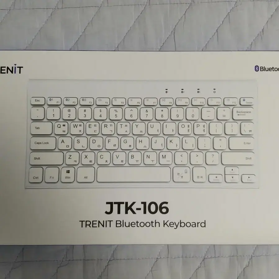 트렌잇 jtk-106 블루투스 키보드+파우치 14,000원