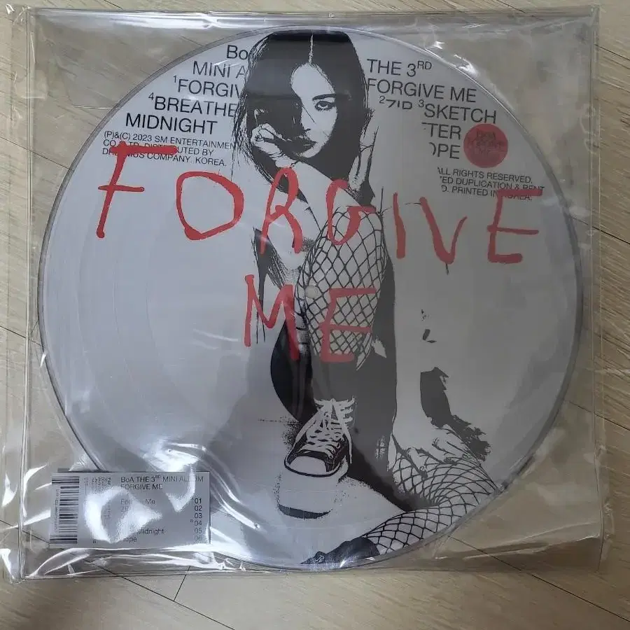 (미개봉) 보아 forgive me LP 팝니다