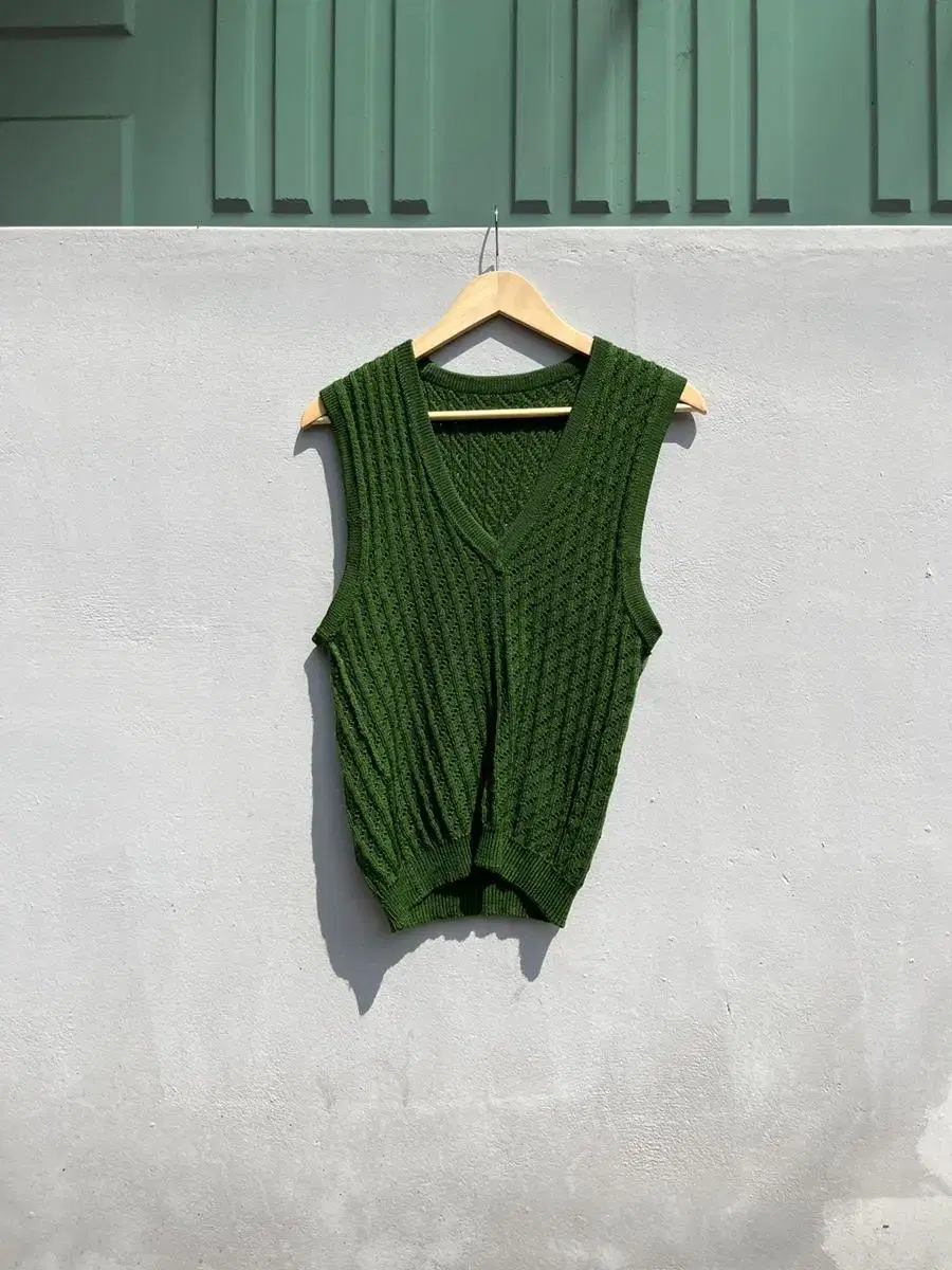 vintage handmade knit vest