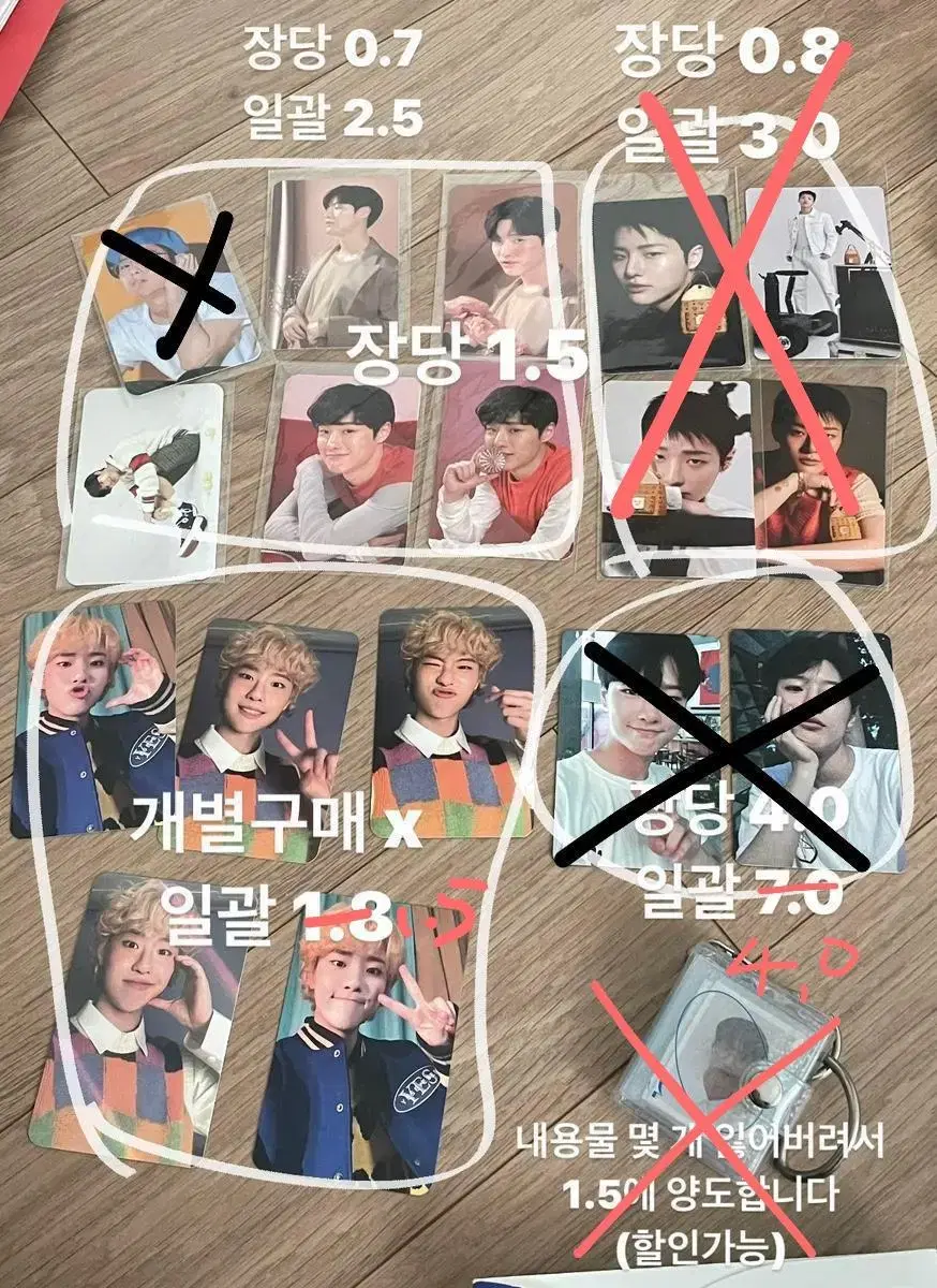 Discount ) cho seungyoun Photo kards and proofs official goods WTS