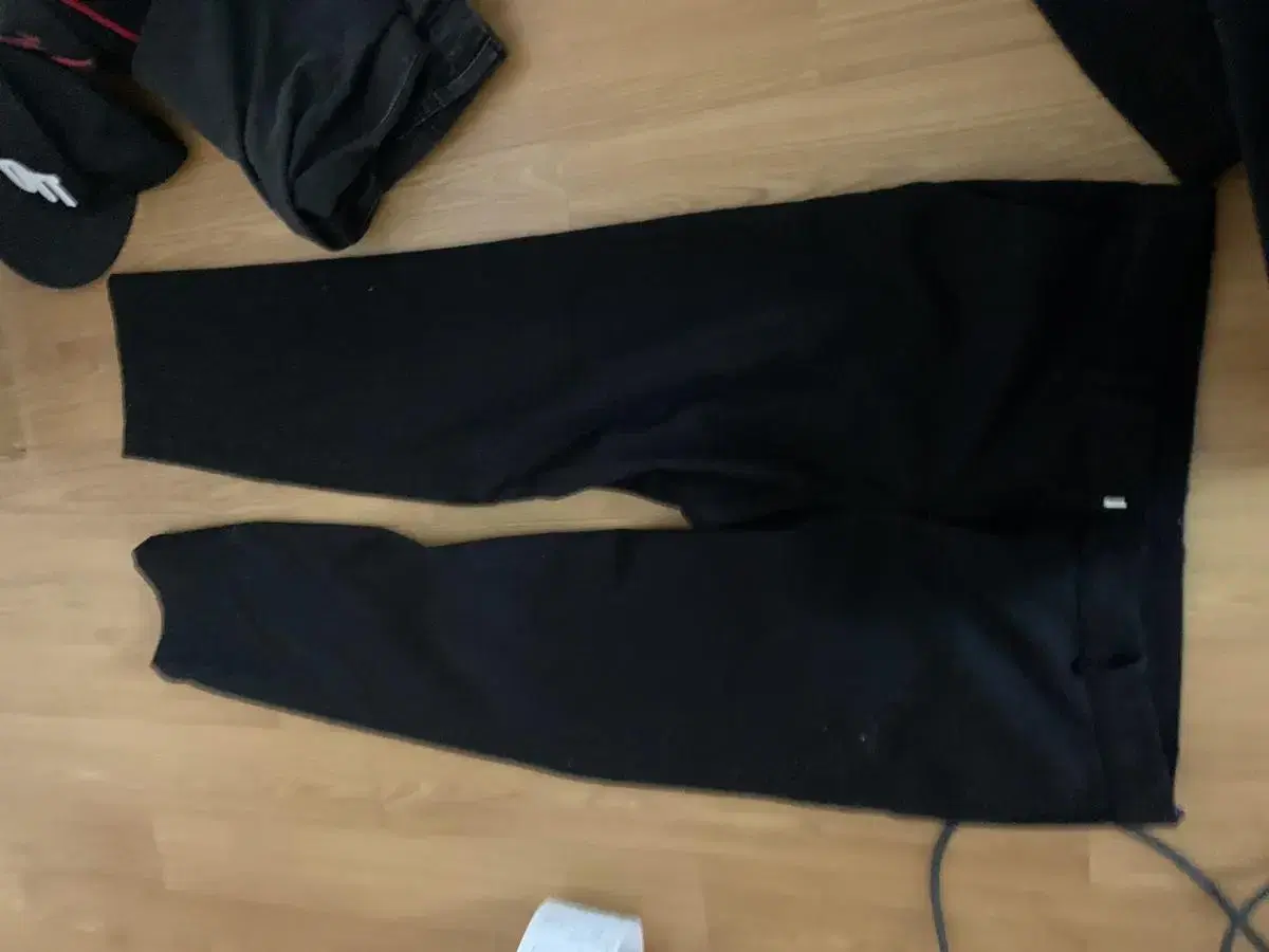 Black cotton pants