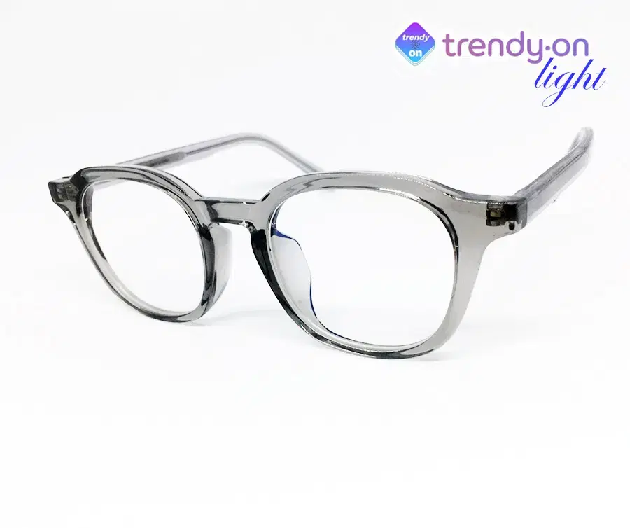 Luxury gray horn-rimmed glasses transparent fashion eyeglasses frame 8OI3 new, trendy light