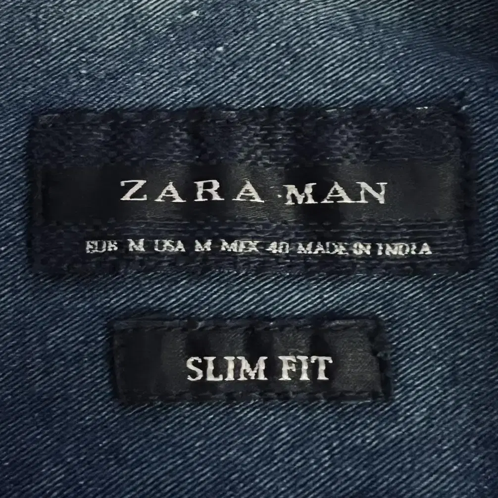 (A급) 자라 ZARA MAN 긴팔 데님 청난방 판매