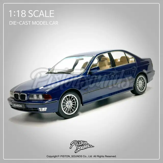 1:18스케일 BMW E39 다이캐스트 자동차모형 올드카 5시리즈