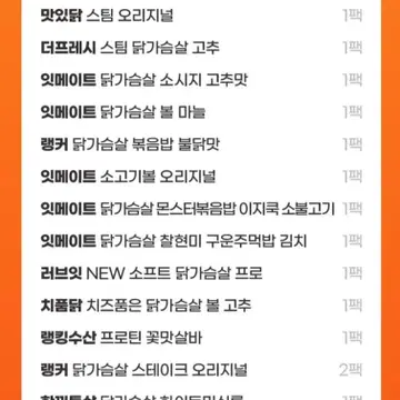 랭킹닭컴 닭가슴살 베스트 패키지 19종 쿠폰 교환권 정가 3.7 가격제안 | 브랜드 중고거래 플랫폼, 번개장터
