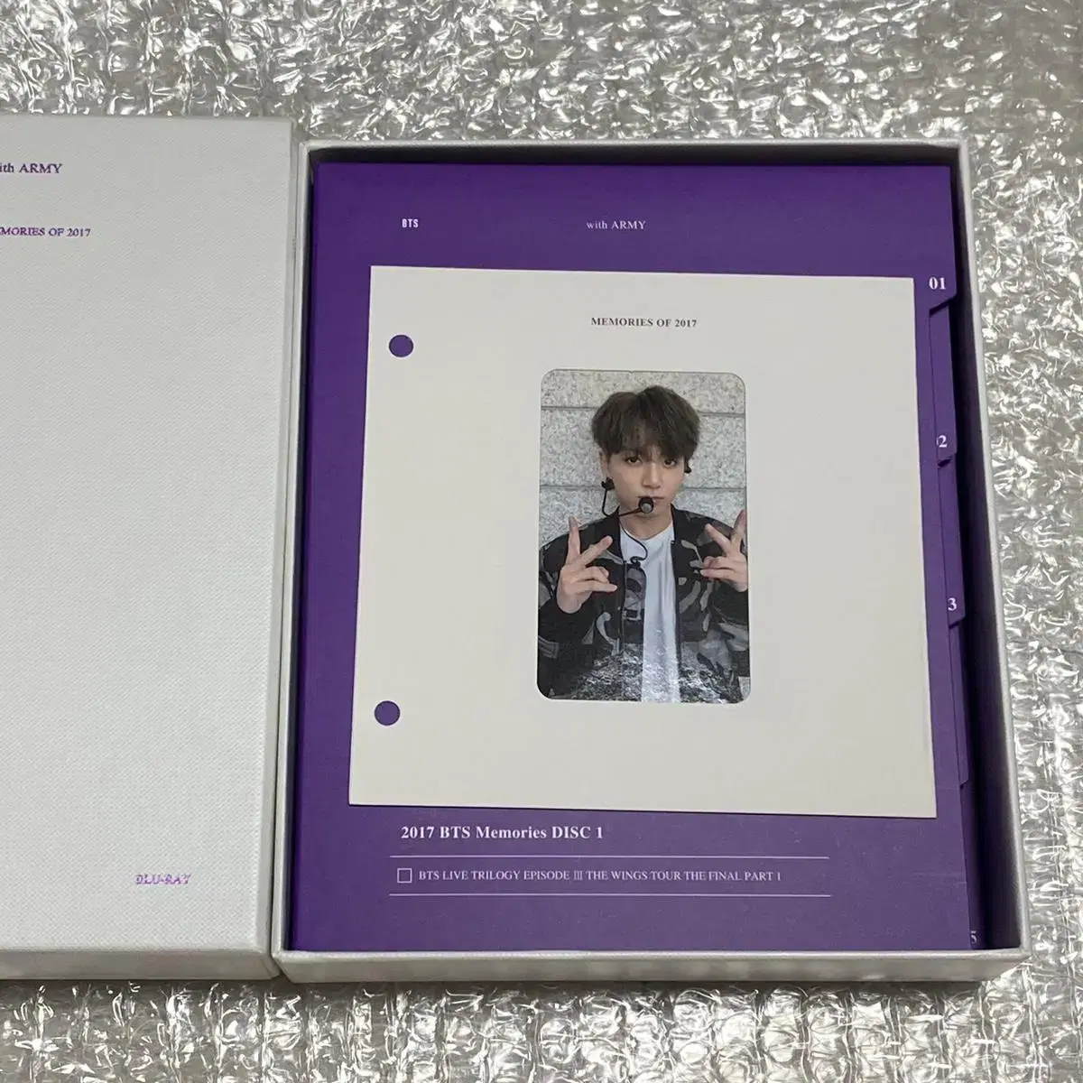 bts 17 2017 memories bluray blu-ray blu-ray jungkook photocard