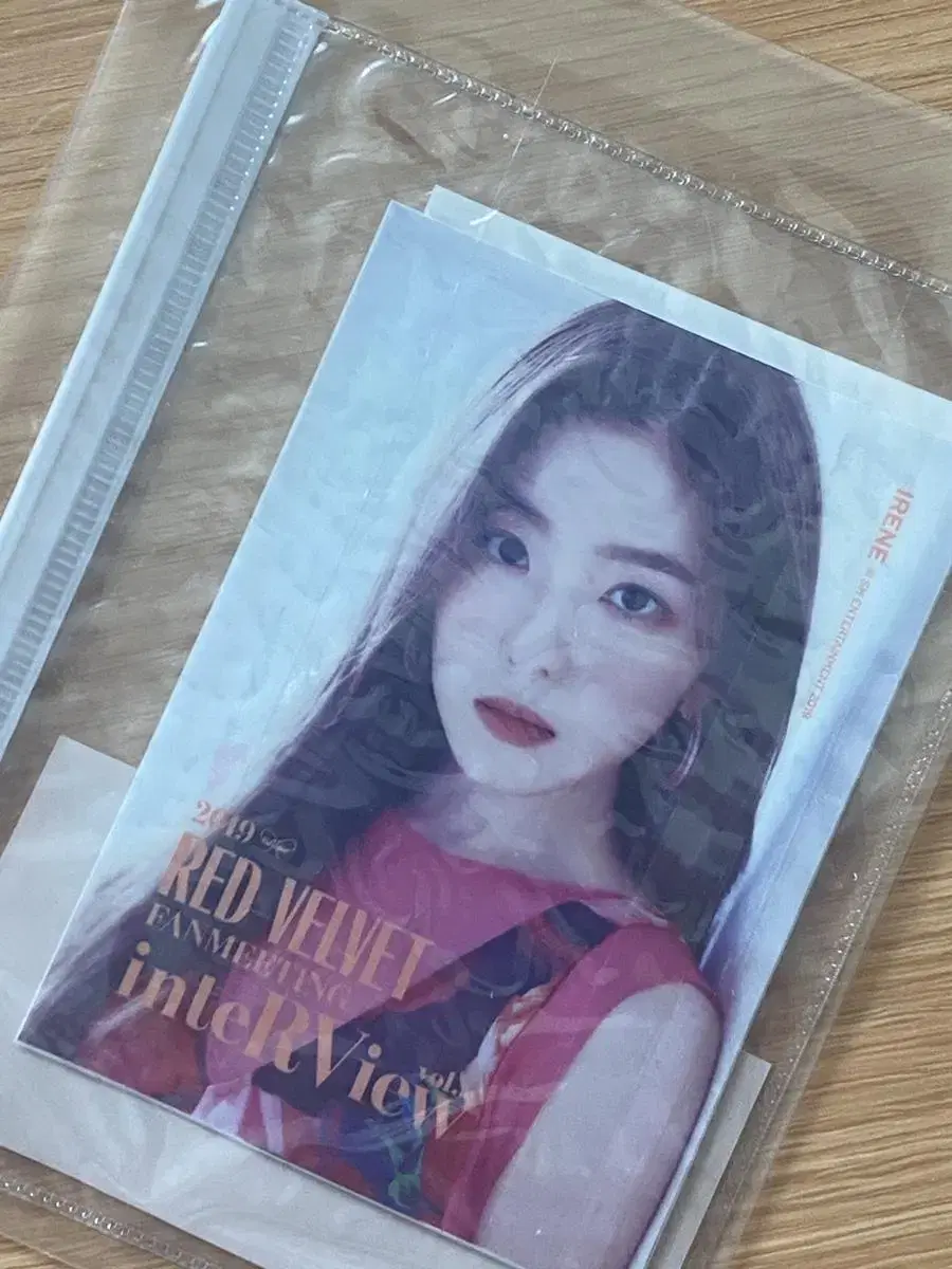 Red Velvet 5th Anniversary fanmeeting irene Carrier sticker unsealed