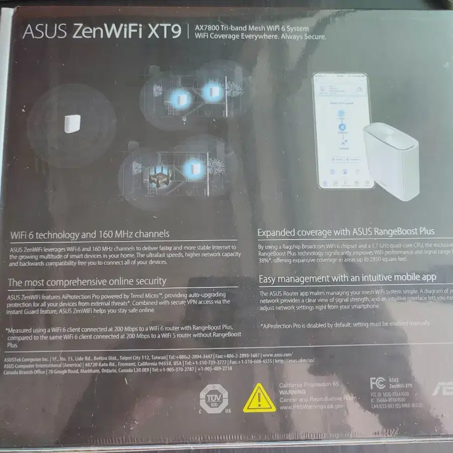 ASUS 젠와이파이 XT9 AX7800