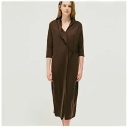 Hansom TheCashmere Beleaded Shawl Collar Knit Dress 85 (RRP 40,000)