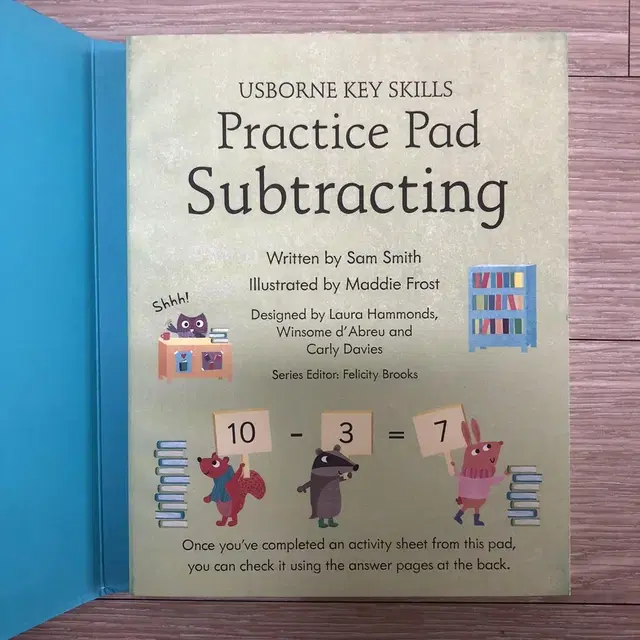 <새제품>어스본 빼기 워크북 / Usborne Practice Pad