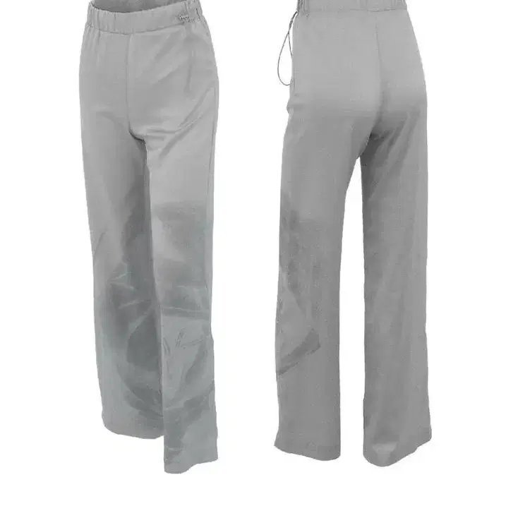 나체 QUIET SHEEN PANTS [UNISEX / SILVER]