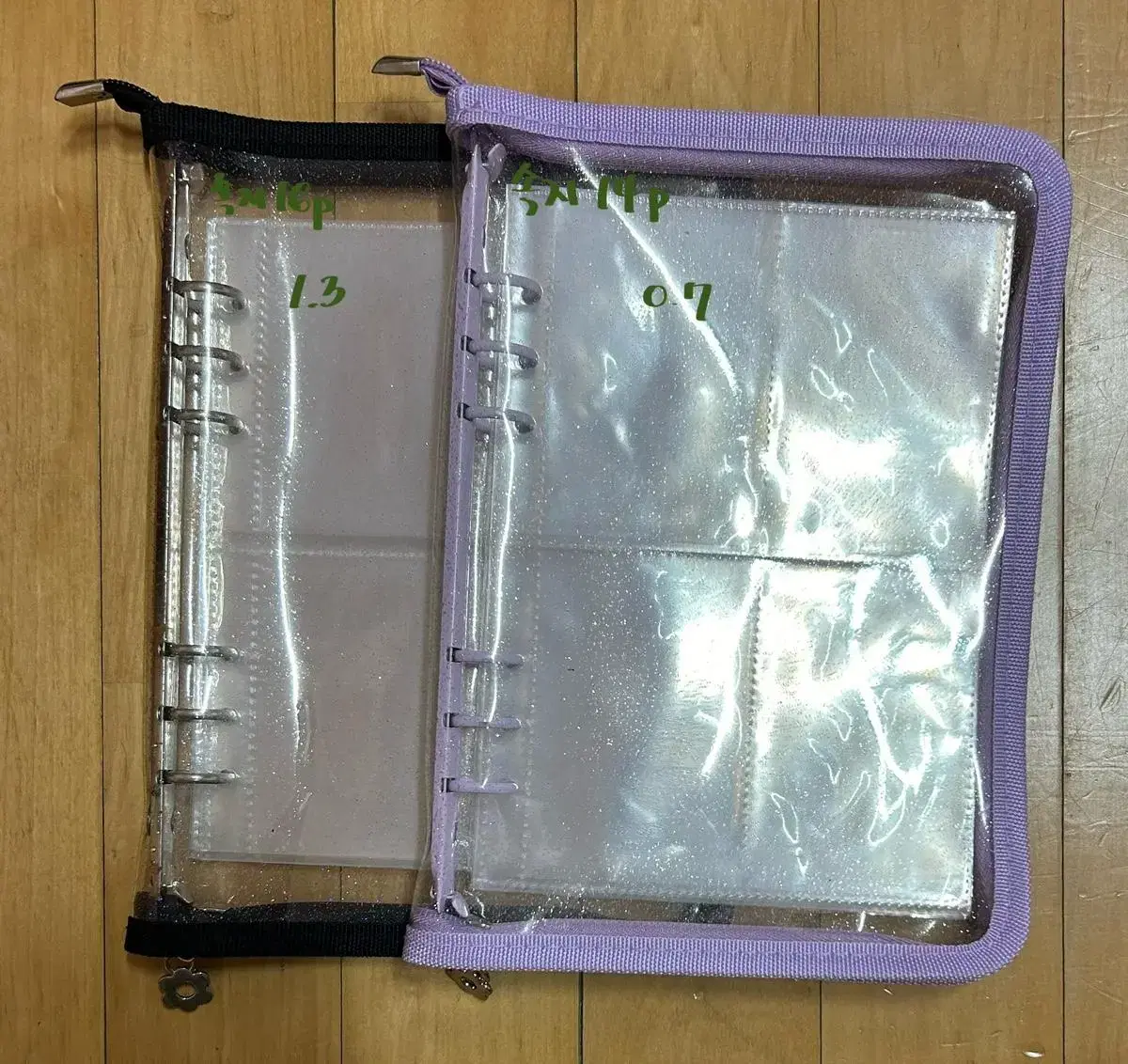 Zipper Binder binder wts Black Black