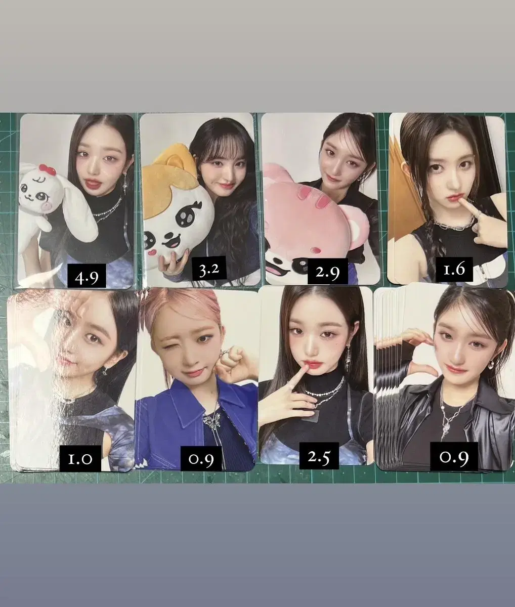 Ive minive mega face cushion photocard wts pow wonyoung yujin lizlays