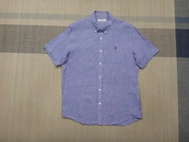 (size 105) Vinpole Houndstooth Linen Vahn Shirt