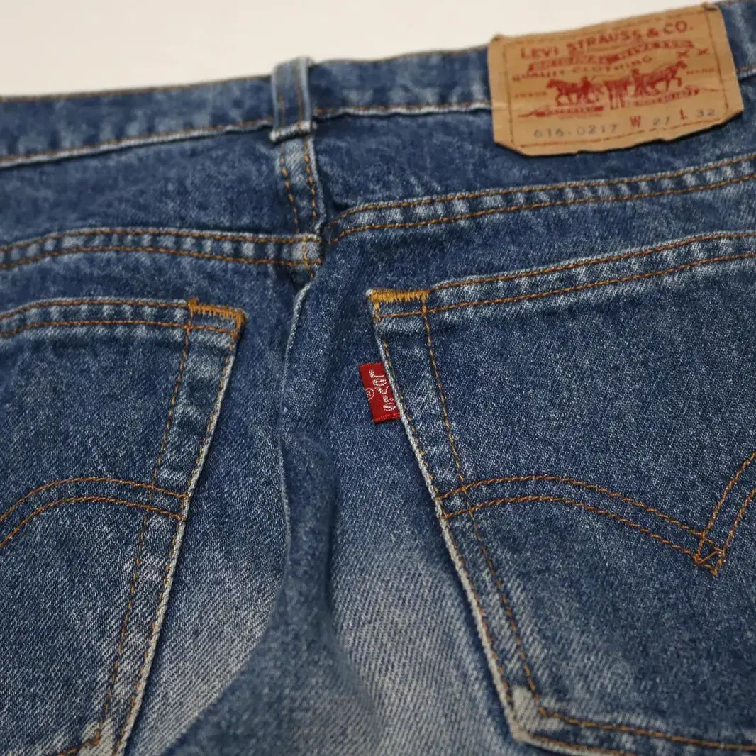 리바이스 levis 616-0217 W27L32" 90s 하이웨스트핏