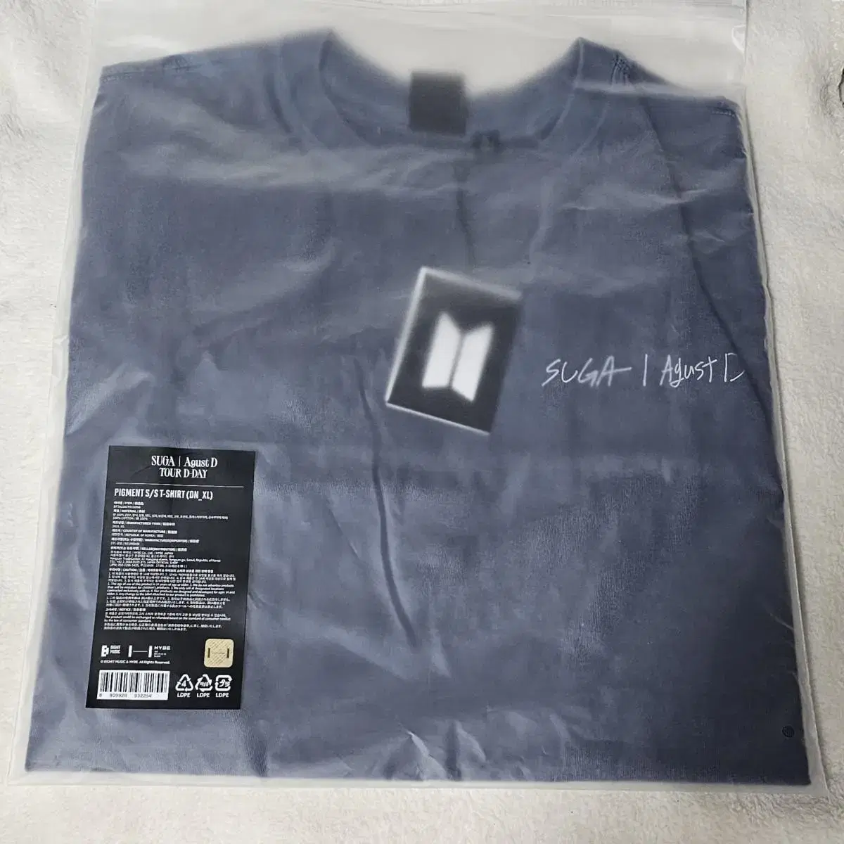 BTS suga D-day D-day Seoulcon Limited Pigmented T-Shirt Size M