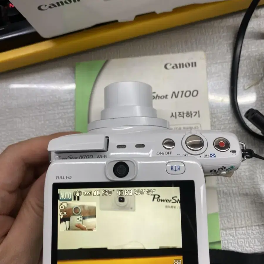 캐논파워샷N100 powershot CANON디카 카메라 플박스