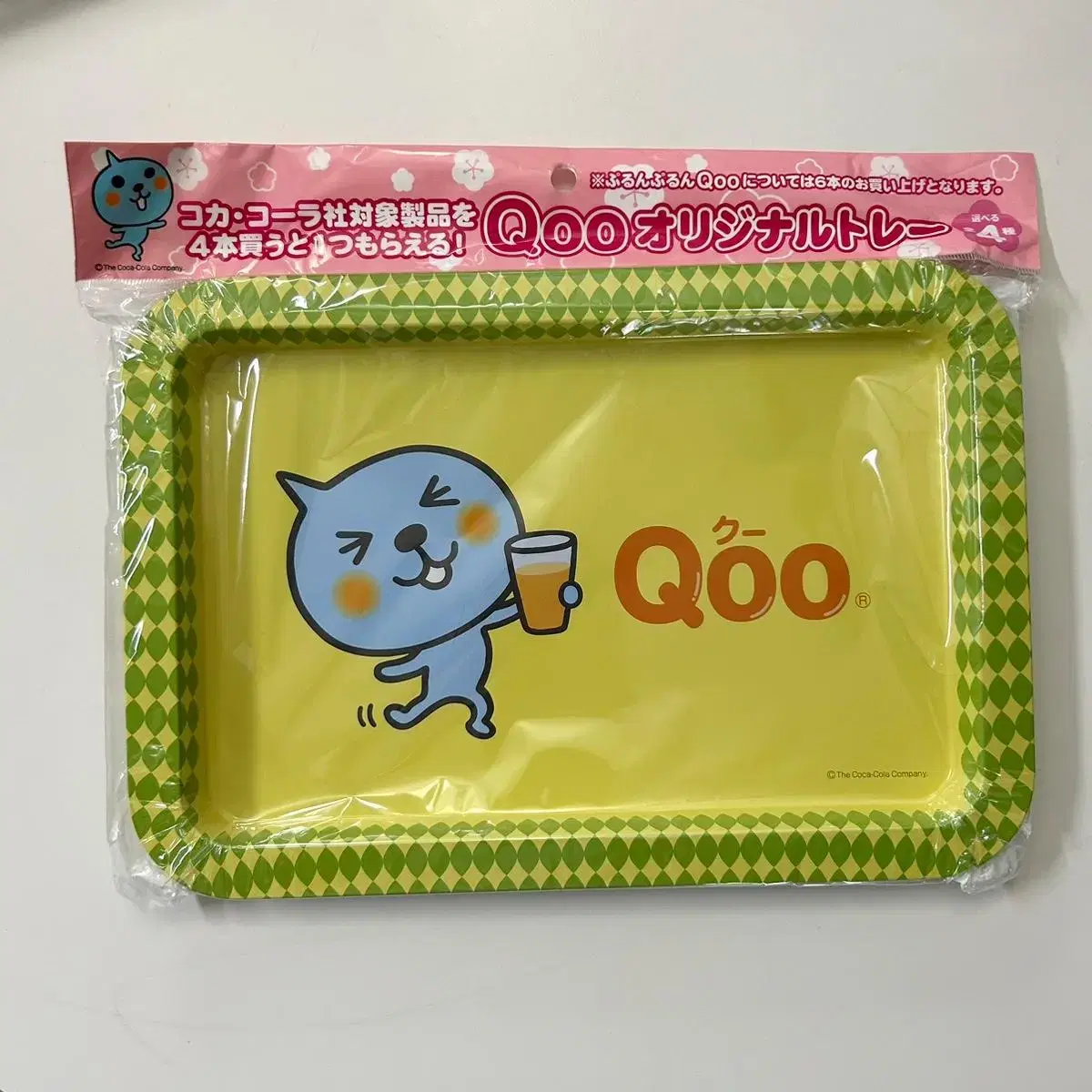 Qoo 쿠우x코카콜라 철제 트레이