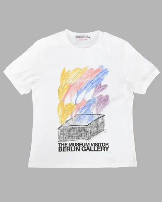 더뮤지엄비지터 BERLIN GALLERY T-SHIRTS (WHITE)