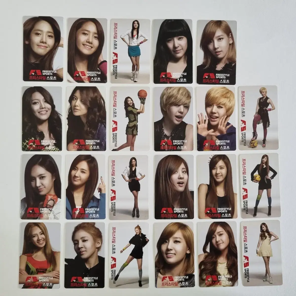 Girls Generation Freestyle Sports photocard SNSD Free Style Photo Card