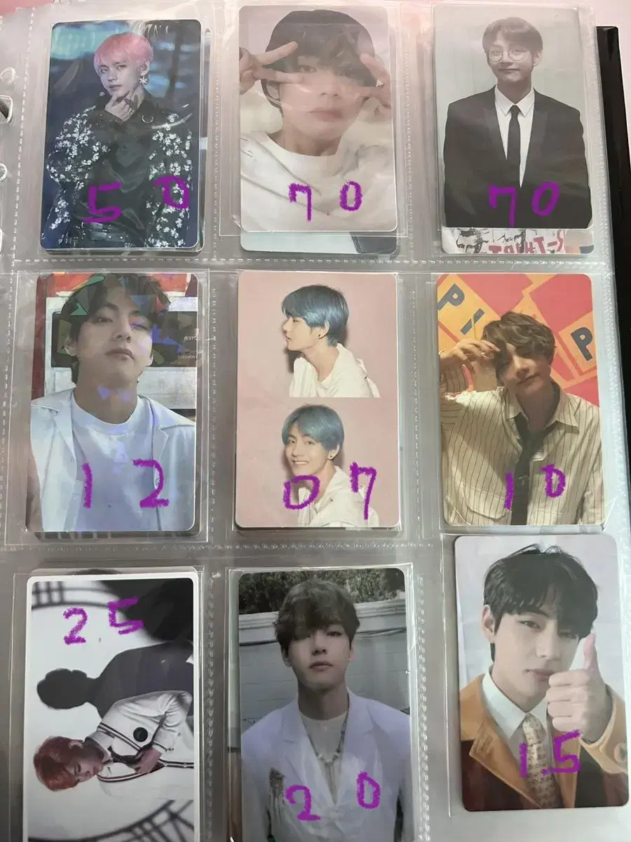 Bangtan Taehyung photocard wts