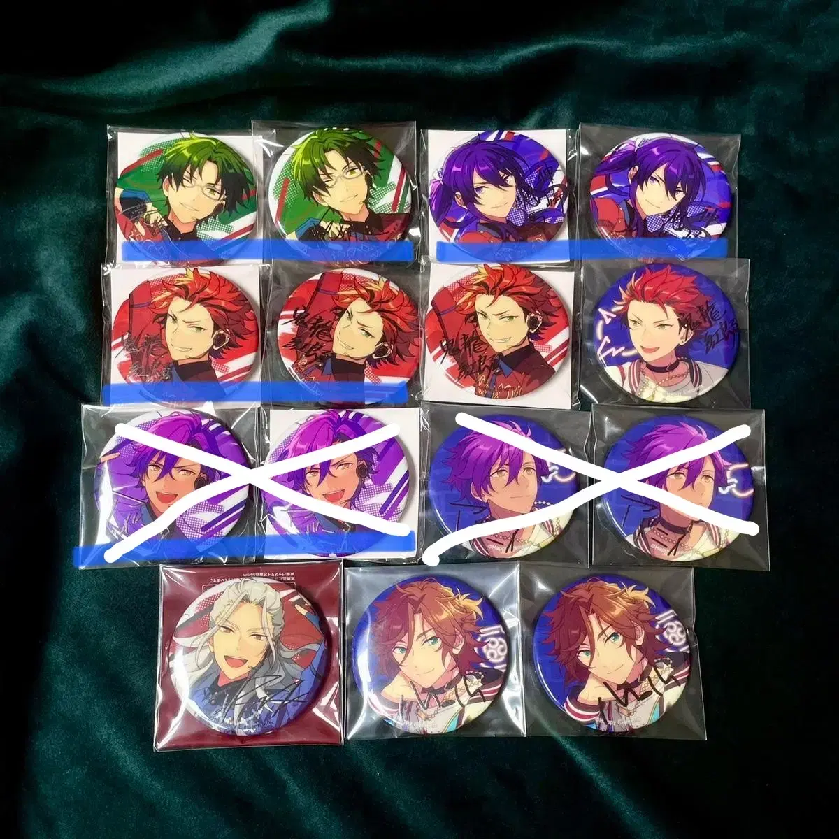 Angsta 6th Anniversary 7th Anniversary Canbadge Madara Kuro Keito Soma Nagisa