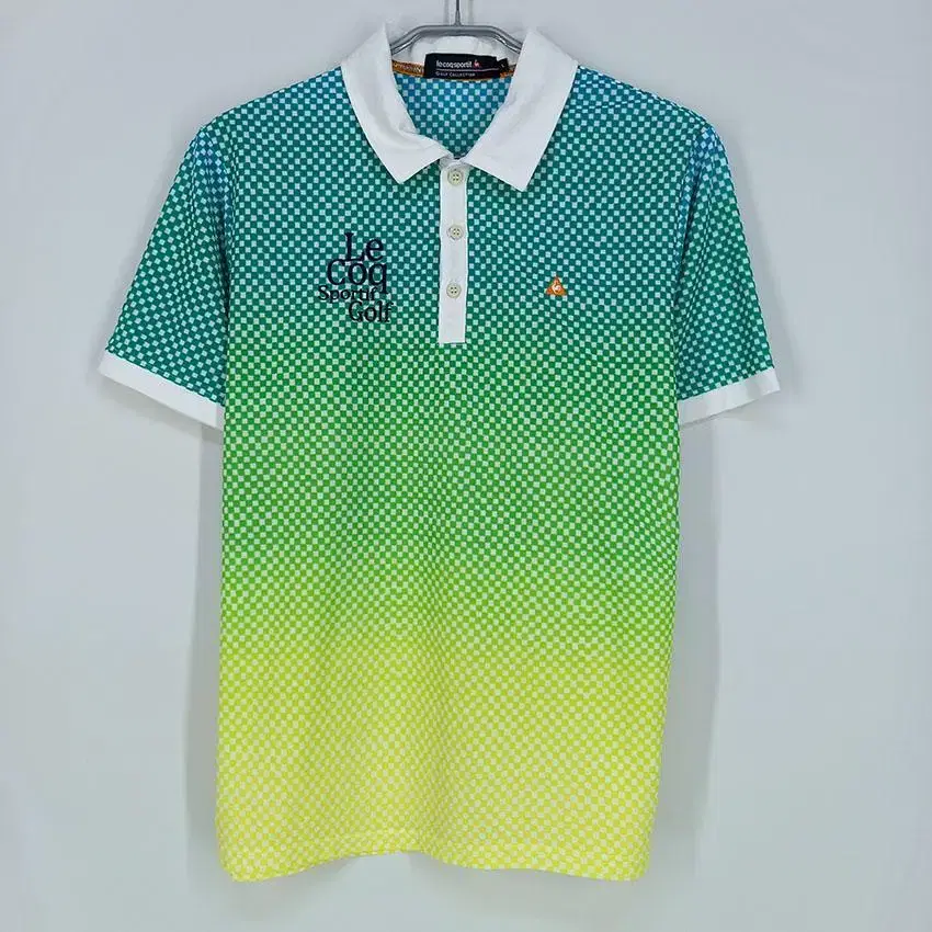 Le Coq Namb Gradient Gingham Check Caravanfalti Green (HU14187)